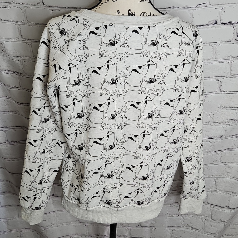 L.A. Soul Allover Dog Print Sweatshirt Size Large - Picture 3 of 6